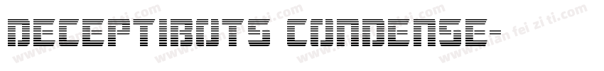 Deceptibots Condense字体转换